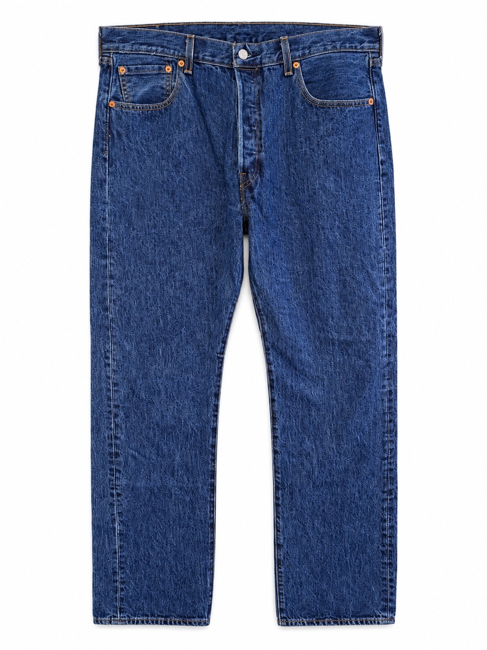 Levi’s 501 Original Fit Jeans Men’s 36x34 Button Fly 100% Cotton Blue Dark Wash